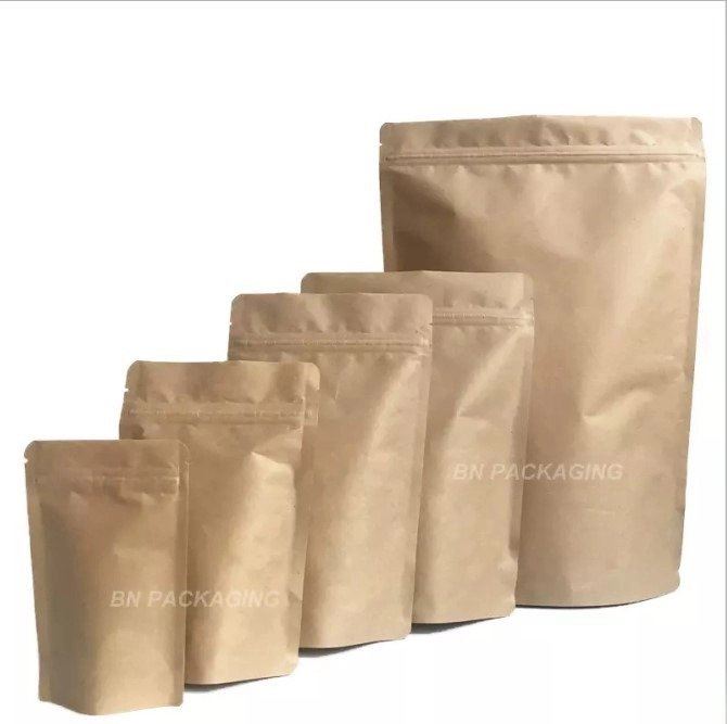 Compostable Stand Up Zipper Bag